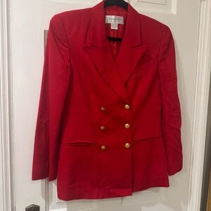 Vintage Liz Claiborne Red Pant Suit